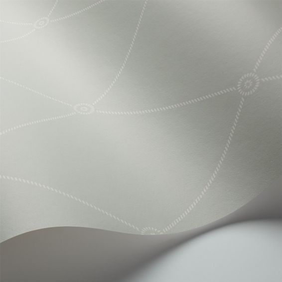 Large Georgian Rope Trellis Wallpaper 100 13066 by Cole & Son in Duck Egg