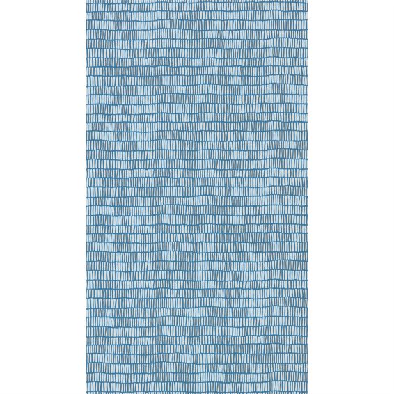 Tocca Geometric Wallpaper 111315 by Scion in Denim Blue