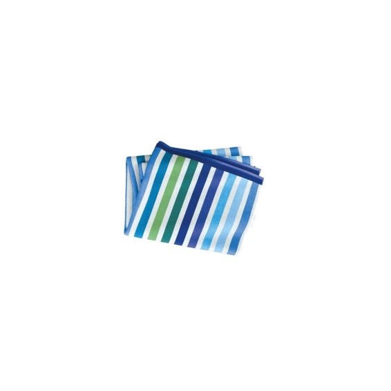 Budding Brights Multi Stripe Towels by Helena Springfield in Blue Green