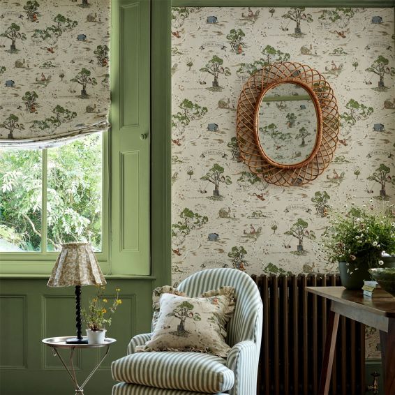 Hundred Acre Wood Wallpaper 217291 by Disney Home x Sanderson in Cashew