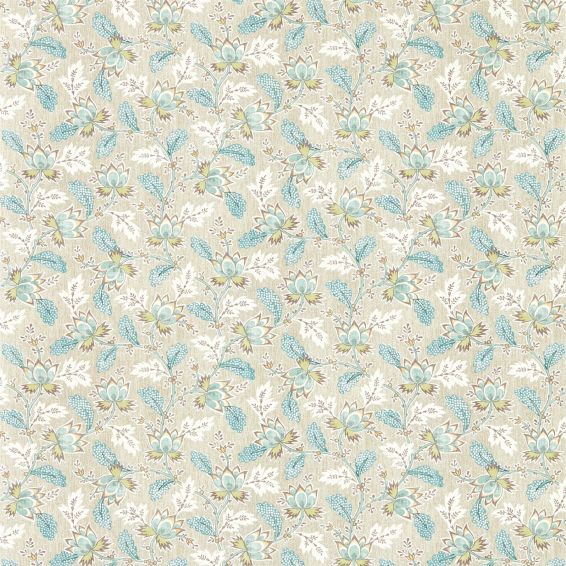 Dallimore Floral Wallpaper 217233 by Sanderson in Fawn Multi