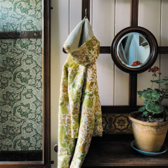 Bachelors Button Wallpaper 217097 by Morris & Co in Leaf Green Sky