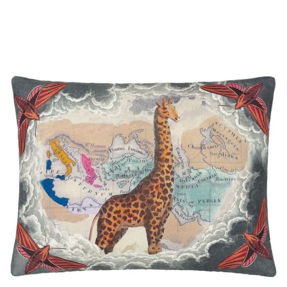 Heavens Cushion in Zinc Grey by John Derian