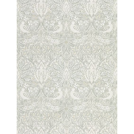 Pure Dove and Rose Wallpaper 216522 by Morris & Co in Grey Blue