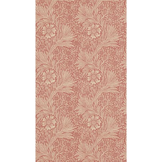 Marigold Wallpaper 210367 by Morris & Co in Brick Manilla
