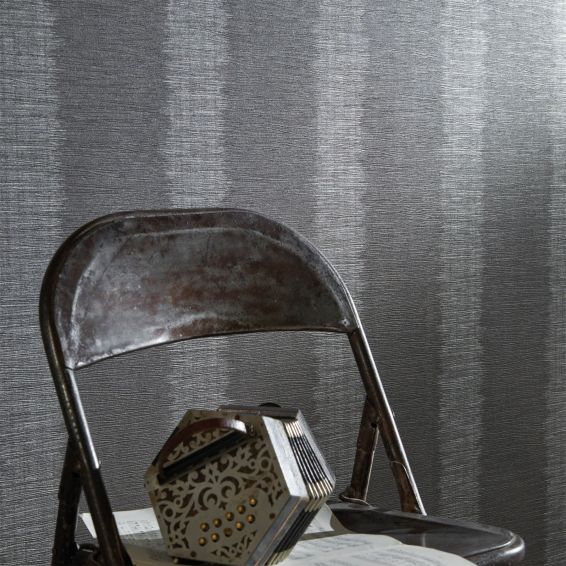 Echo Wallpaper W0055 02 by Clarke and Clarke in Granite Grey