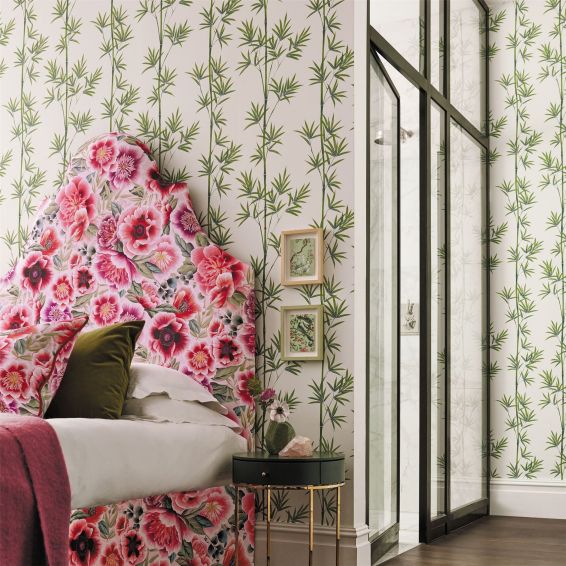 Isabella Wallpaper 112915 by Harlequin in Porcelain Bamboo