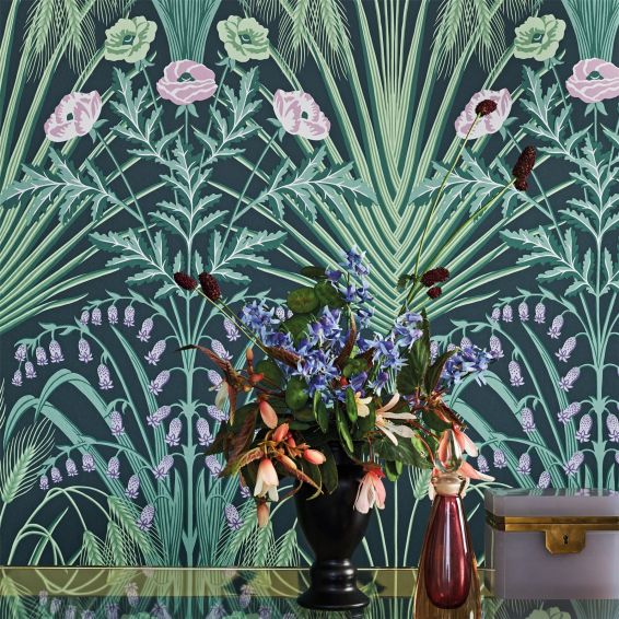 Bluebell Wallpaper 3009 by Cole & Son in Sage Mint Multi
