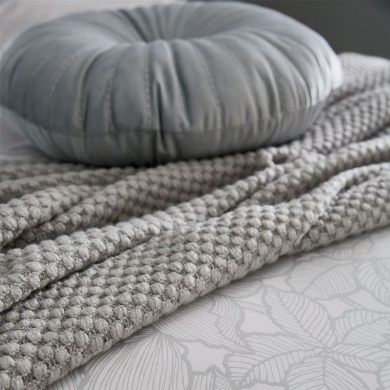 Serenity Circular Cushion by Katie Piper in Grey