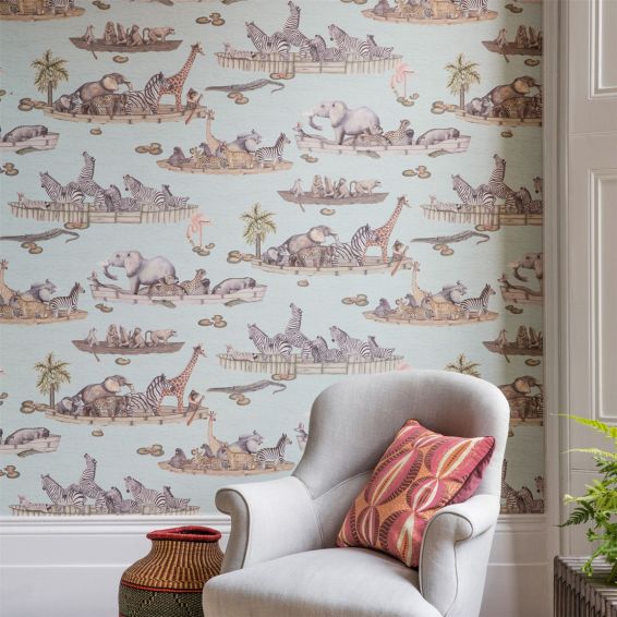 Zambezi Wallpaper 14062 by Cole & Son in Soot Stone