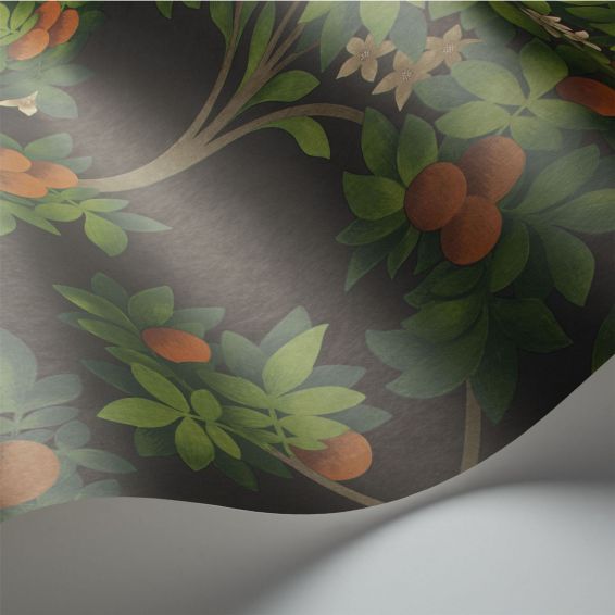 Orange Blossom Wallpaper 1003 by Cole & Son in Moody Orange