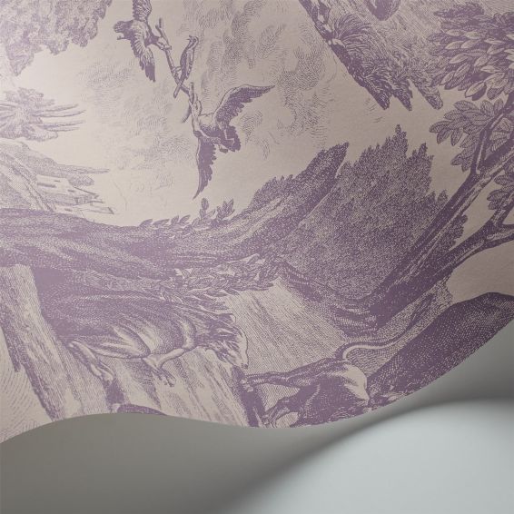 Versailles Wallpaper 99 15062 by Cole & Son in Mulberry Purple