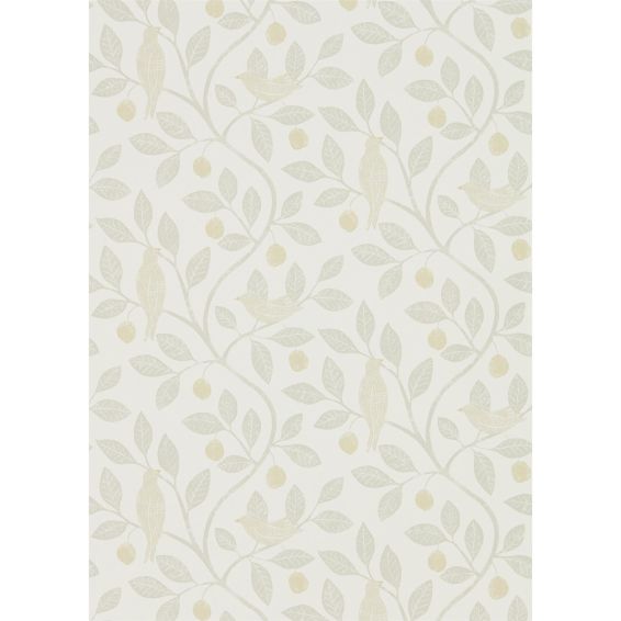 Damson Tree Wallpaper 216366 by Sanderson in Linen Honey