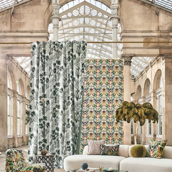 Melora Wallpaper 112760 by Harlequin in Positano Succulent Gold