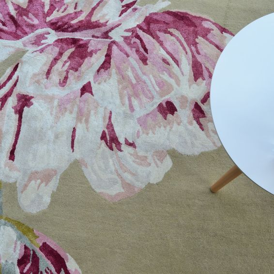 Tranquility Rugs 56001 by Ted Baker in Beige