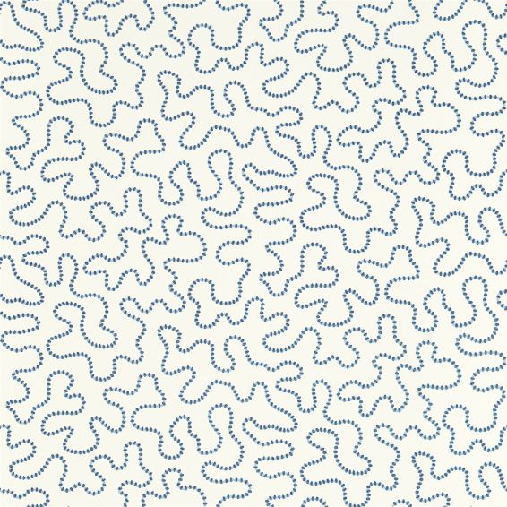 Wiggle Wallpaper 113063 by Harlequin X Sophie Robinson in Lapis Sky
