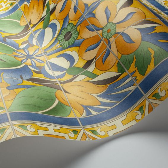 Triana Wallpaper 5015 by Cole & Son in Marigold Yellow