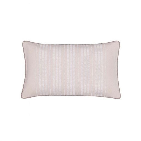 Ena Stripe Cushion By Murmur in Heather Purple