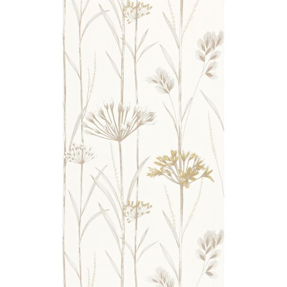 Gardinum Wallpaper 110554 by Harlequin in Ivory Gold
