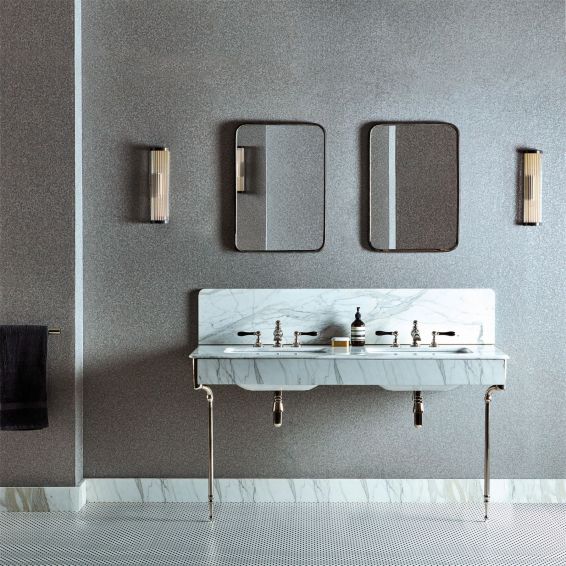 Mosaic Wallpaper 312923 by Zoffany in Zinc Grey