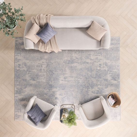Nourison Exhale Abstract Rugs EXL01 in Light Grey
