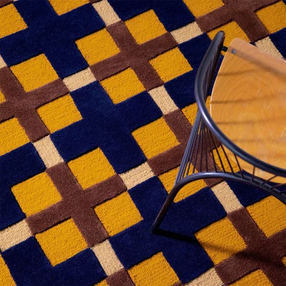 Decor Milano Rugs 097806 by Brink and Campman in Golden Ochre