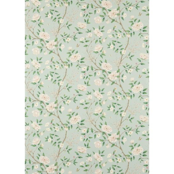 Romeys Garden Wallpaper 311336 by Zoffany in Sea Green