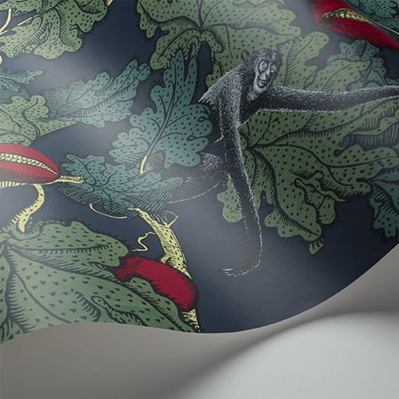 Frutto Proibito Wallpaper 1001 by Cole & Son in Sage Green