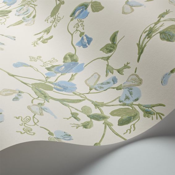 Sweet Pea Wallpaper 100 6031 by Cole & Son in Blue