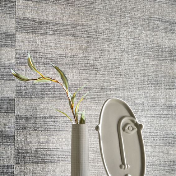 Kensington Grasscloth Wallpaper 313007 by Zoffany in Gargoyle
