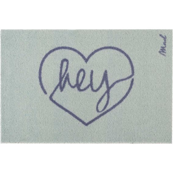 Suki Hey Washable Floor Mats in Aqua Blue