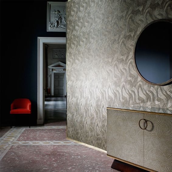 Hawksmoor Wallpaper 312595 by Zoffany in Antique Bronze