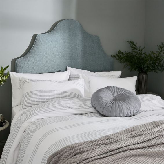 Serenity Stripe Bedding by Katie Piper in Grey