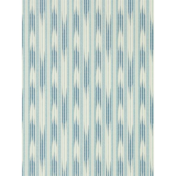 Ishi Ikat Striped Wallpaper 216778 by Sanderson in Indigo Blue