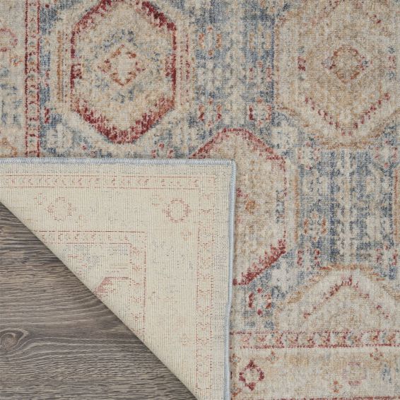 Homestead Rugs HMS01 in Light Blue Multi by Nourison