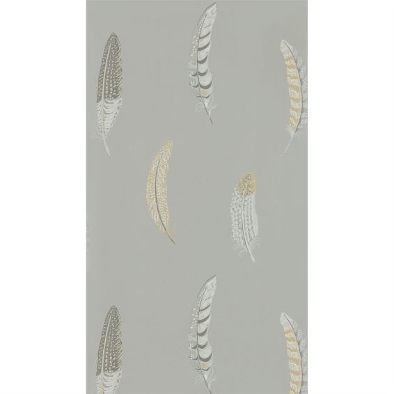Lismore Wallpaper 216605 by Sanderson in Silver Grey