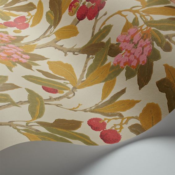 Strawberry Tree Wallpaper 100 10047 by Cole & Son in Pink Linen