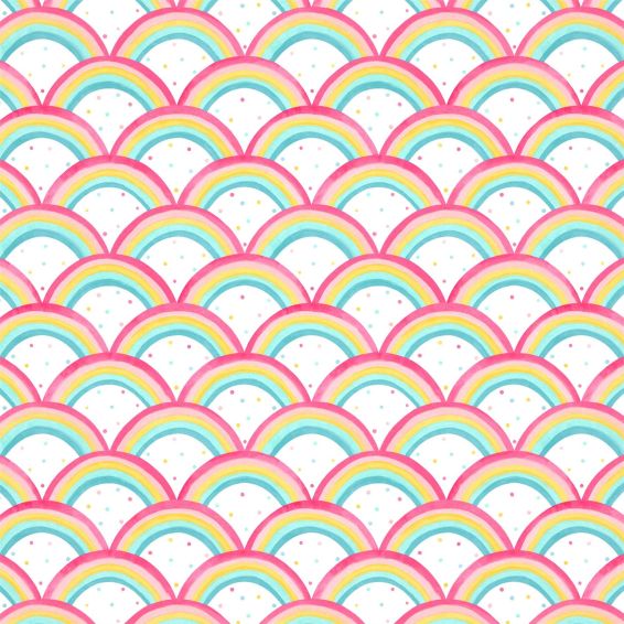 Rainbow Brights Wallpaper 112645 by Harlequin in Cherry Blossom Pineapple Sky