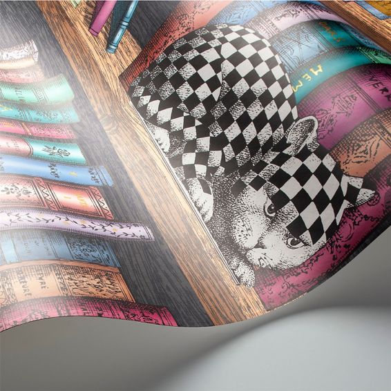 Libreria Wallpaper 13025 by Cole & Son in Rich Multi
