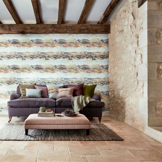 Elysian Wallpaper 216592 by Sanderson in Fig Purple