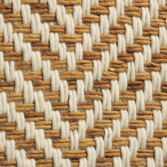 Atelier Twill Wool Rugs 49206 Yellow by Brink and Campman