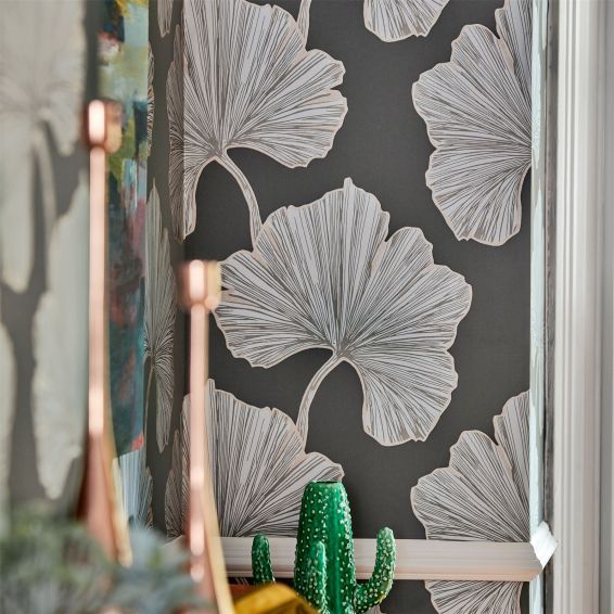 Azurea Wallpaper 111713 by Harlequin in Ebony Rose Gold