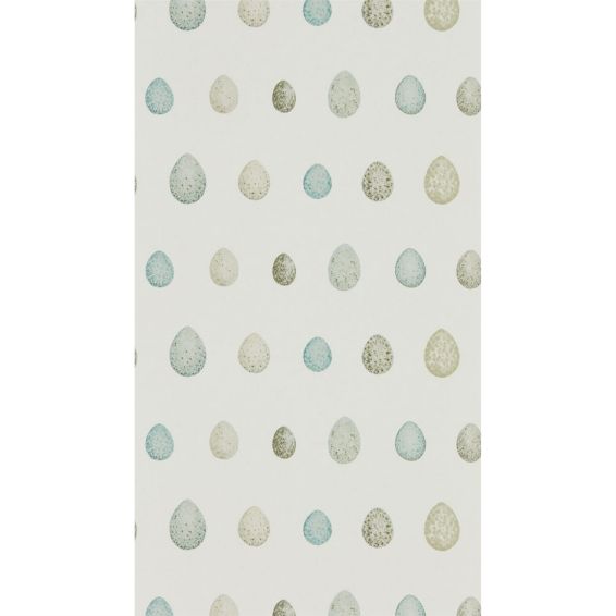 Nest Egg Wallpaper 216502 by Sanderson in Eggshell Ivory