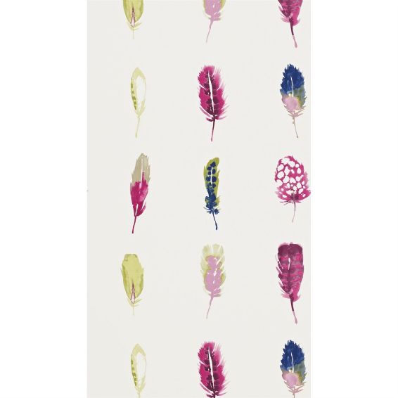 Limosa Wallpaper 111076 by Harlequin in Raspberry Red