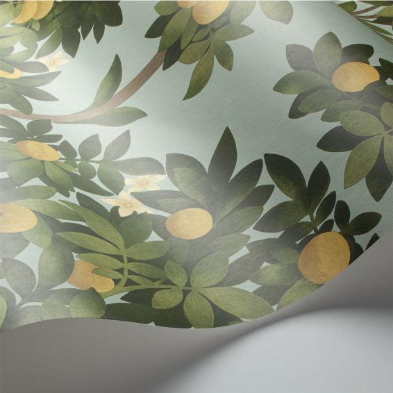 Orange Blossom Wallpaper 1002 by Cole & Son in Lemon Yellow