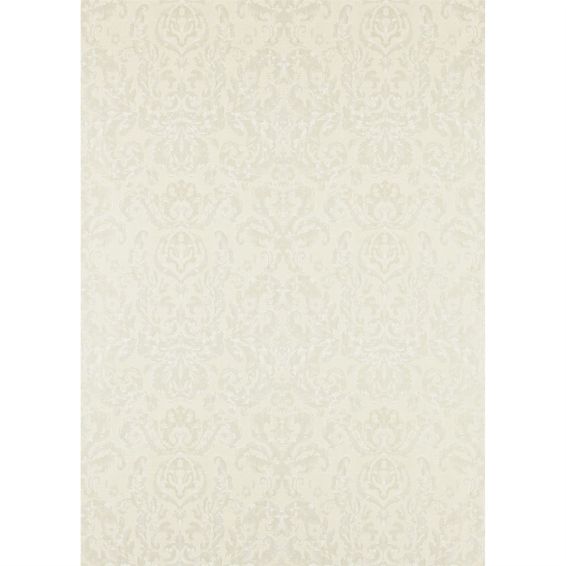 Brocatello Wallpaper 312007 by Zoffany in Chalk White