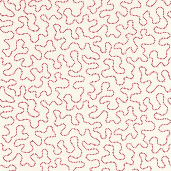 Wiggle Wallpaper 113062 by Harlequin X Sophie Robinson in Carnelian Rose Quartz