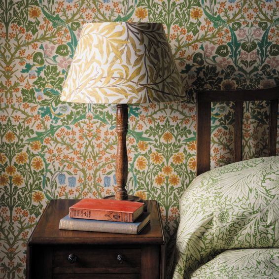 Blackthorn Wallpaper 217105 by Morris & Co in Spring Multi