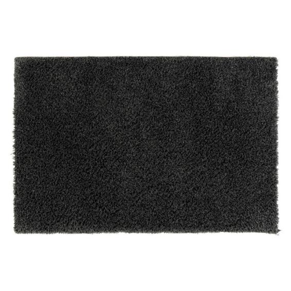 Multi Grip Washable Plain Doormat in Grey