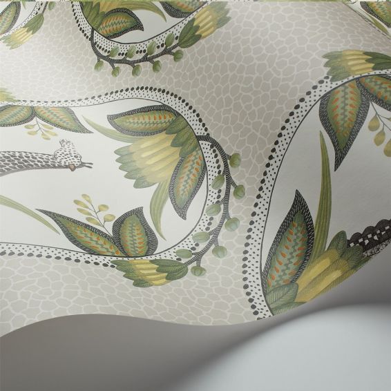Ardmore Cameos Wallpaper 9041 by Cole & Son in Stone Grey